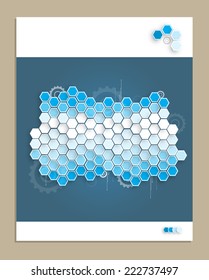 Technology innovation background, idea of global business solution