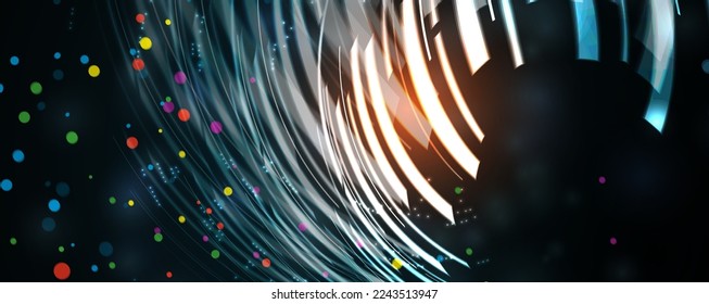 Technology innovation background, idea of global business solution