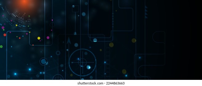 Technologieinnovationshintergrund, Idee einer globalen Unternehmenslösung