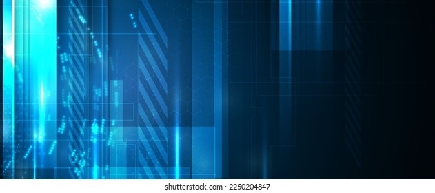 Technology innovation background, idea of global business solution