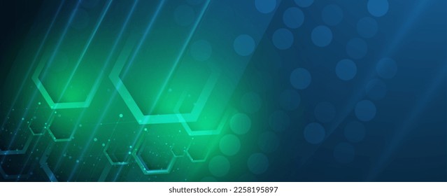 Technology innovation background, idea of global business solution