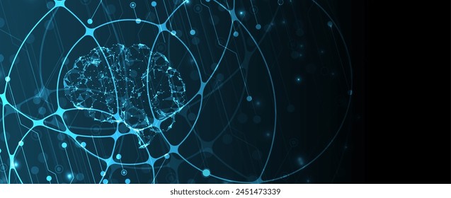 Tecnología de fondo de innovación, idea de solución global de negocios. Arte vectorial.