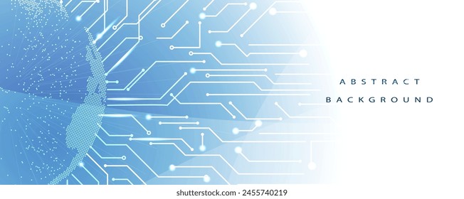 Technology innovation background, idea of global business solution