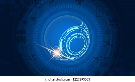 technology innovation concept design background template eps 10 vector