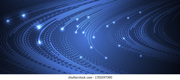 Technology innovation cyber  background, idea of global business solution