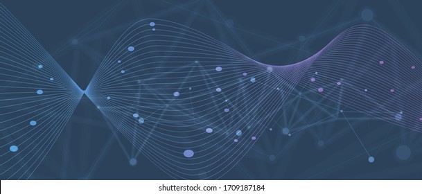 Technology innovation cyber  background, idea of global business solution