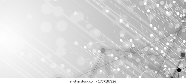 Technology innovation cyber  background, idea of global business solution