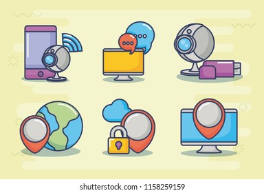 Technology and innovation design icon vector ilustration