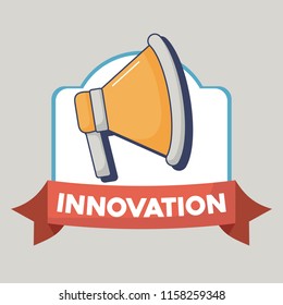 Technology and innovation design icon vector ilustration