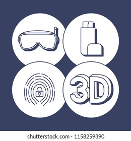 Technology and innovation design icon vector ilustration
