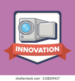 Technology and innovation design icon vector ilustration