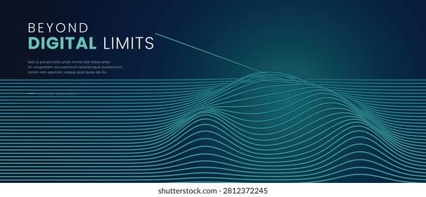Technology Innovation Digital Network Motion And Abstract Light Trails Form A Dynamic Spiral For Future Communication, Creative Engineering, Data Flow, And Modern Visual Design. Vector Illustration.