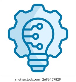 Technologie Innovation Icon-Element für Design