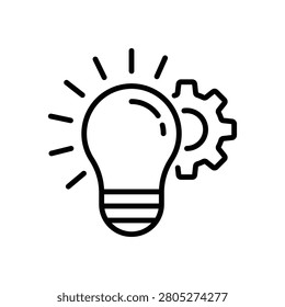 Technology Innovation Line Icon