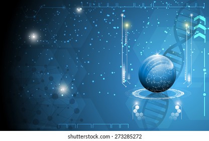 technology innovation science concept background