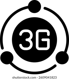 technology integration glyph icon illustration vector