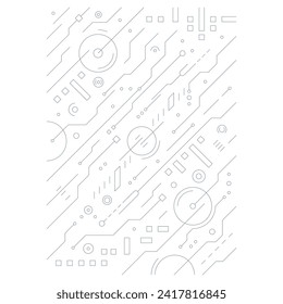 technology interface background. futuristic background. technological interface. outline futuristic interface