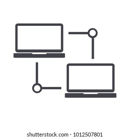 technology and internet concept  - Internet connection vector illustration isolated on white background
