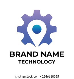 Technology and internet logo template