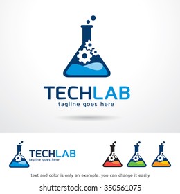 Technology Lab Logo Template Design Vector 