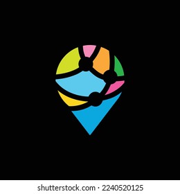 Logo de Technology Land. Logo simple y minimalista.
