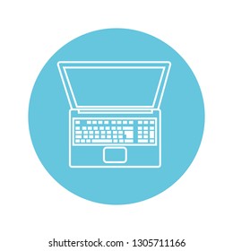 technology laptop cartoon