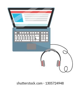 technology laptop cartoon