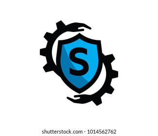 Technology Letter S Logo Template Design Vector, Emblem, Design Concept, Creative Symbol, Icon