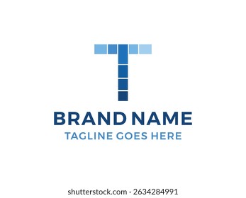 Technology letter T logo design vector, isolated on transparent background