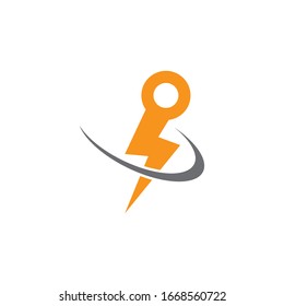 Technisches Blitzsymbol Symbol Logo Vektorillustration Illustration Design.