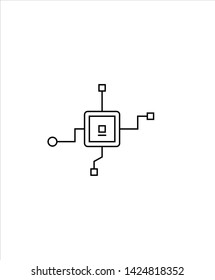 technology line icon,vector best line icon.