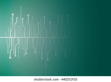 technology line symbol abstract background vector