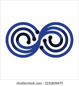 Technology logo abstract Template Icon Illustration Brand Identity