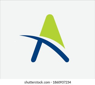 Technology Logo, A Alphabet Communicative Logo Design