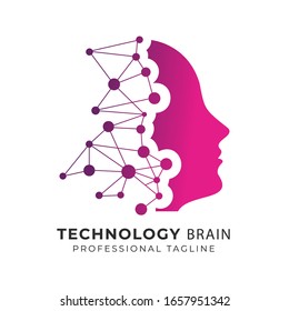 Technology Logo 
It’s a clean and professional logo template suitable for any business or personal identity .