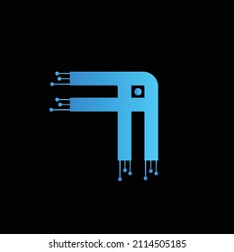Diseño de logotipo tecnológico 2022 .