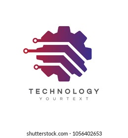 technology logo design