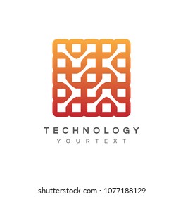 technology logo design