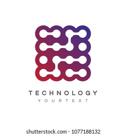 technology logo design