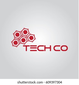 Technology logo design.