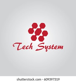 Technology logo design.
