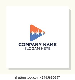Technologie-Logo-Design-Konzept, digitale Logo-Inspiration