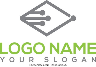  Elemento de modelo de ícone de design de logotipo de tecnologia
