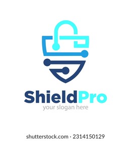 Technology Logo Design Illustration Vector