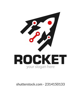 Technology Logo Design Illustration Vector