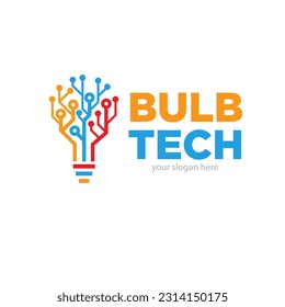Vector de ilusión de diseño de logotipos de tecnología