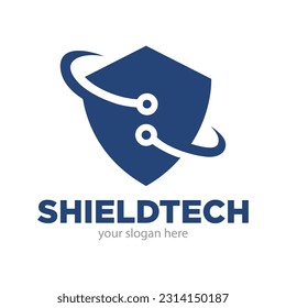 Technology Logo Design Illustration Vector