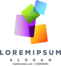 Technology logo design ready to use