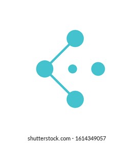 technology logo design simple modern template