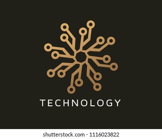 Technology Logo Design Template